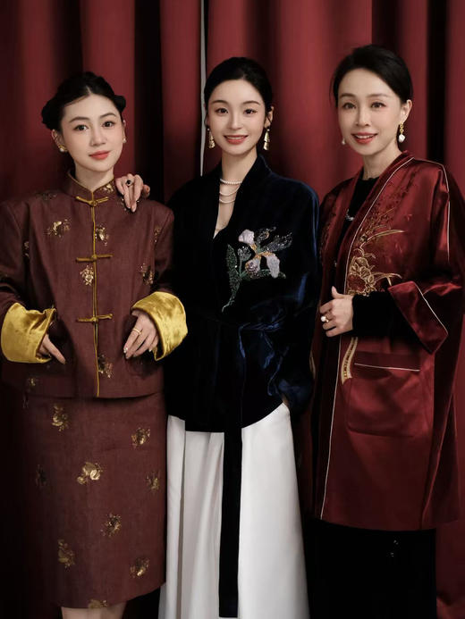 盛唐牡丹 | 牛仔串珠新中式外套 商品图2