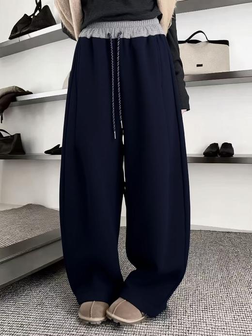  【自营】🔥🔥【2025爆款休闲裤】加颗粒绒厚款～8016弯刀裤休闲裤-喜出 商品图1