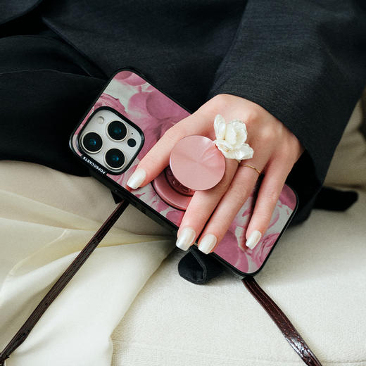 【蕾丝花序】微醺花序 POPCASE手机壳 MagSafe Popcase磁吸款 镜面壳 紫色 iPhone17/16/15/14/13 商品图1