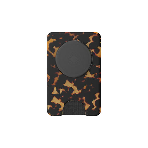 【蕾丝花序】琥珀光斑·MagSafe卡包 WALLET卡包 Wallet of Magsafe磁吸卡包系列 黑色 商品图1