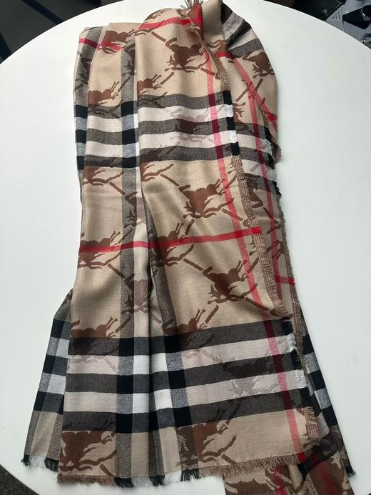 BUR品质超正羊毛围巾， 仅十几条 无主标洗标，质地超级软糯 商品图2