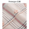Threegun三枪 【纯棉】彩格翻领开襟长袖长裤女士家居套家居服-81838D111 商品缩略图7