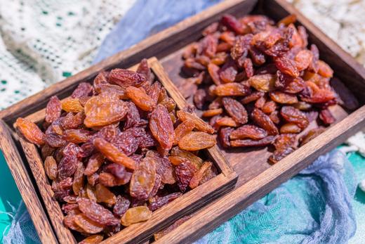 新疆葡萄干红香妃 绿香妃 夏黑 无核白葡萄干， 商品图1