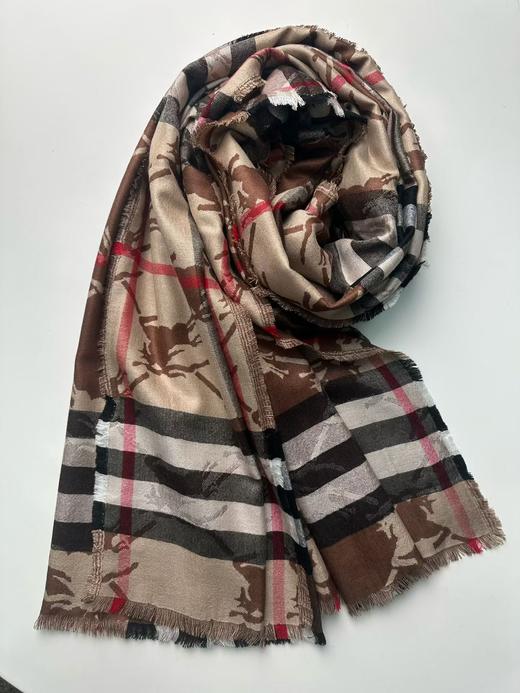 BUR品质超正羊毛围巾， 仅十几条 无主标洗标，质地超级软糯 商品图4