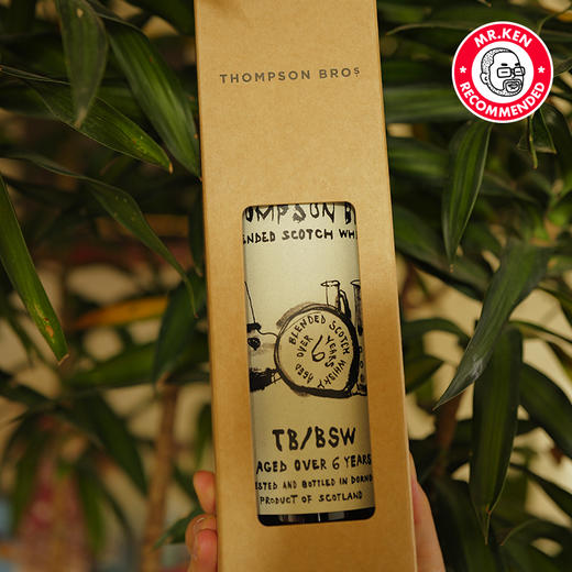 汤普森兄弟-TB/BSW 6年调和苏格兰威士忌（一周内发货） 商品图3