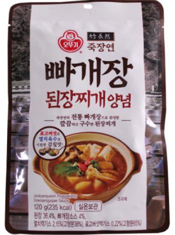 오뚜기 죽장연_빠개장 된장찌개양념120g 商品图0