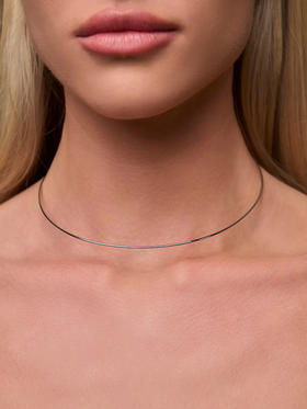 订购8周到｜Lili Claspe-Remi-银色 圆圈 项圈［美国设计师］