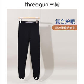 Threegun三枪 蚕丝绒女棉裤-61004B921