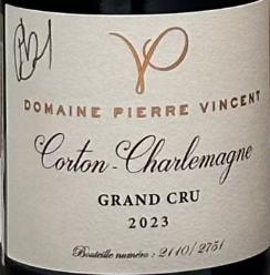 Pierre Vincent Corton Charlemagne Grand Cru皮埃尔文森特酒庄科通查理曼特级园干白葡萄酒（签字版）2023 商品图0