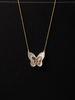 订购10周到｜Diaperis Paris-NYSSA-蝴蝶 金色 锆石 吊坠 项链［法国设计师］ 商品缩略图1