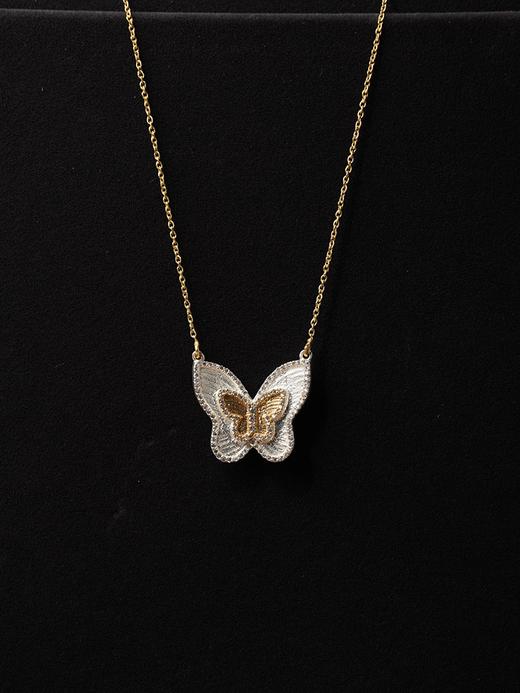 订购10周到｜Diaperis Paris-NYSSA-蝴蝶 金色 锆石 吊坠 项链［法国设计师］ 商品图1
