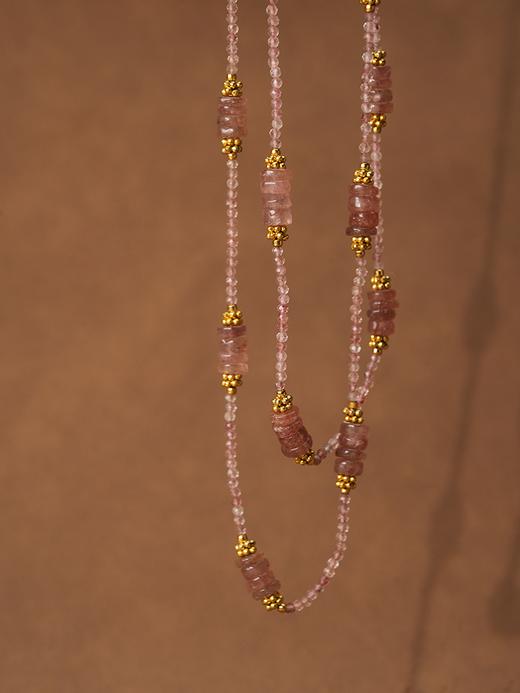 订购10周到｜Diaperis Paris-NAMATA-草莓晶 长项链［法国设计师］ 商品图1