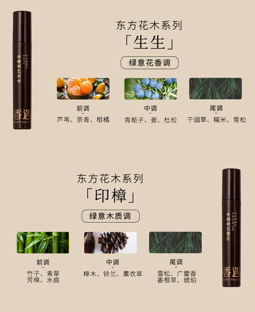 香遇新岁寻香礼盒Ⅱ 3ml*4 东方花木 -【生生+印樟】自然系列【桃花运+冷萃】 商品图1