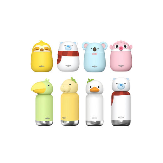 Utillife/兽乐派 保温杯450ml不锈钢女动物卡通水杯高颜值 商品图0