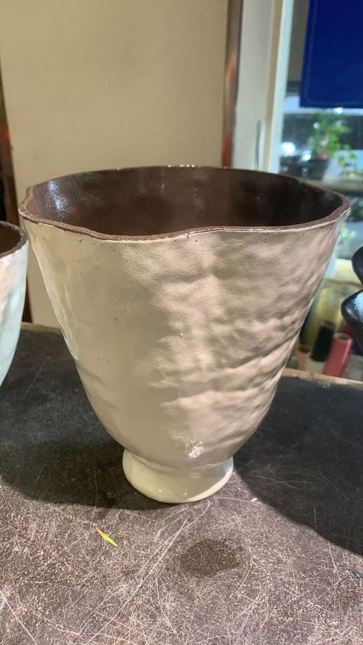 白色花盆大 商品图0