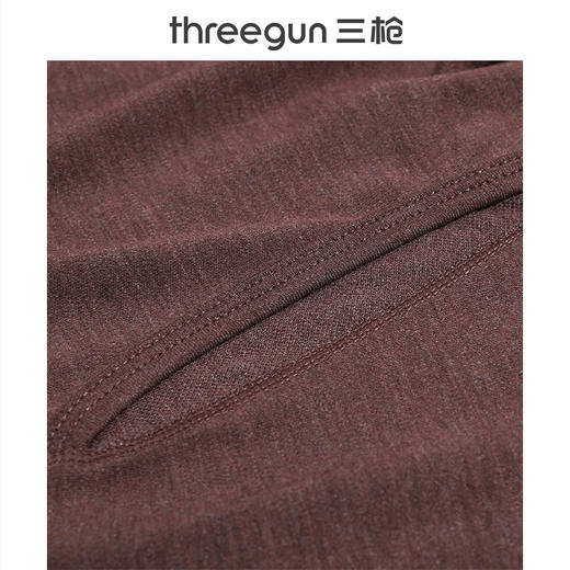 Threegun三枪 恒暖薄绒男打底裤-61275B011 商品图3