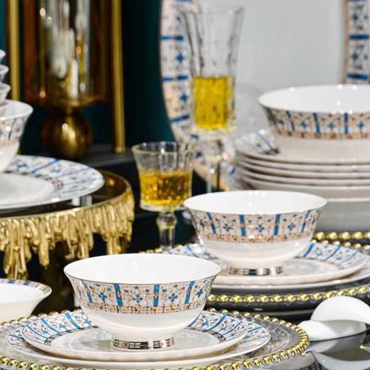 凡瑞斯金玉华章66头10人用骨瓷餐具 商品图2