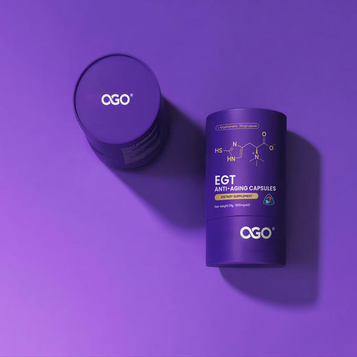 OGO麦角硫因PQQ辅酶Q10姜黄素AKG胶囊60粒/瓶【D类】 商品图0