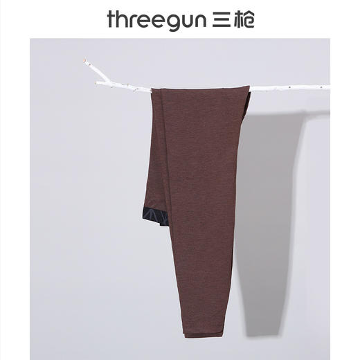 Threegun三枪 恒暖薄绒男打底裤-61275B011 商品图1