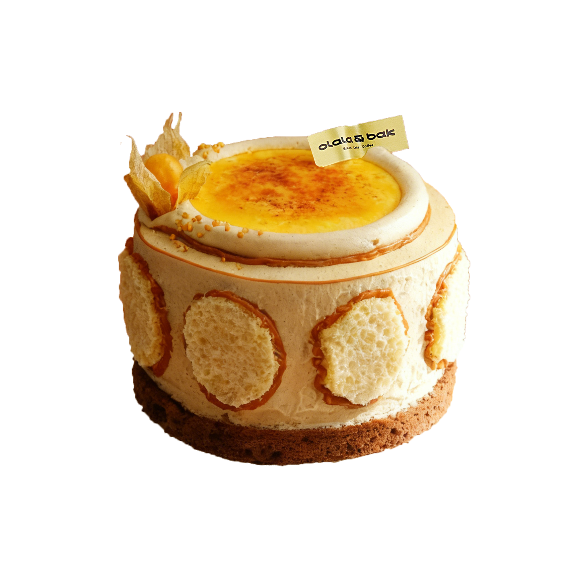 焦糖布蕾奶皮子蛋糕