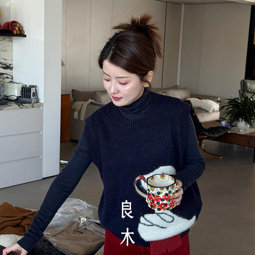 【特价不退换】【部分现货】良木礼绵羊毛上衣（D25102518F） 商品图0