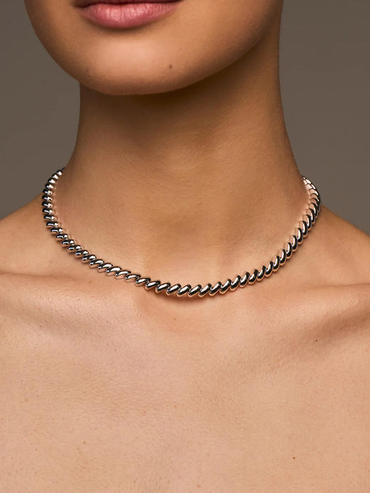 订购8周到｜Lili Claspe-Lyra-莱拉 银色 项链［美国设计师］ 商品图0