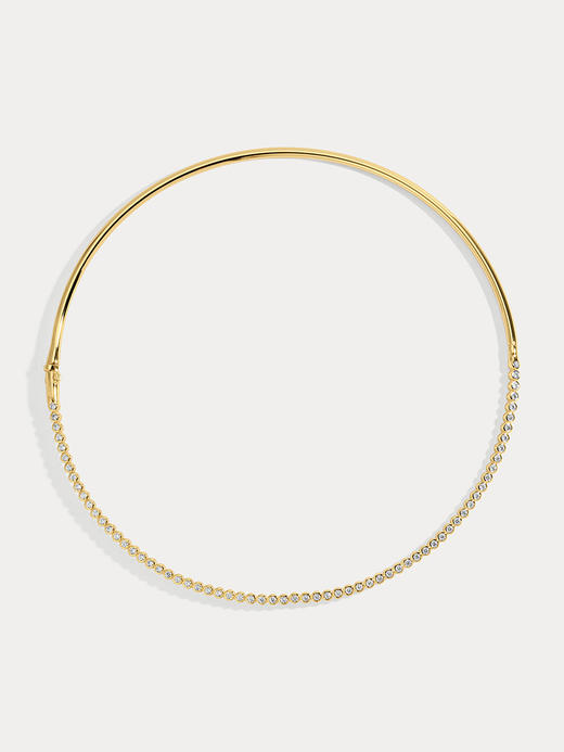 北京仓｜Lili Claspe-Reese-瑞茜 金色 网球 锆石 项圈［美国设计师］ 商品图1