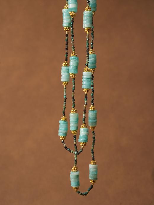 订购10周到｜Diaperis Paris-NAMATA-天河石 长项链［法国设计师］ 商品图1