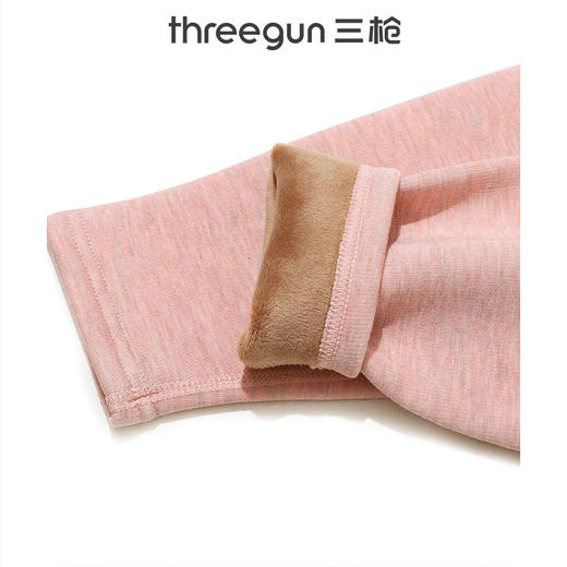 Threegun三枪 羊毛加厚彩绒女长裤-61282B221 商品图8