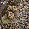 预售|Safiya/索菲娅2025复古毛毛鞋厚底休闲圆头双系带加绒保暖德训鞋SFD4112083 商品缩略图3