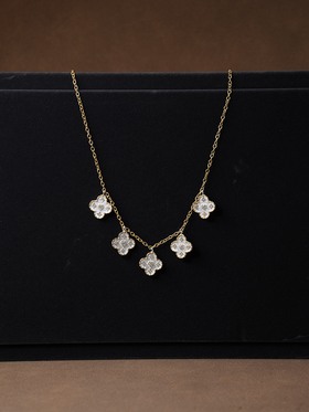 订购10周到｜Diaperis Paris-PINETO-皮内托小镇 锆石 流苏 项链［法国设计师］