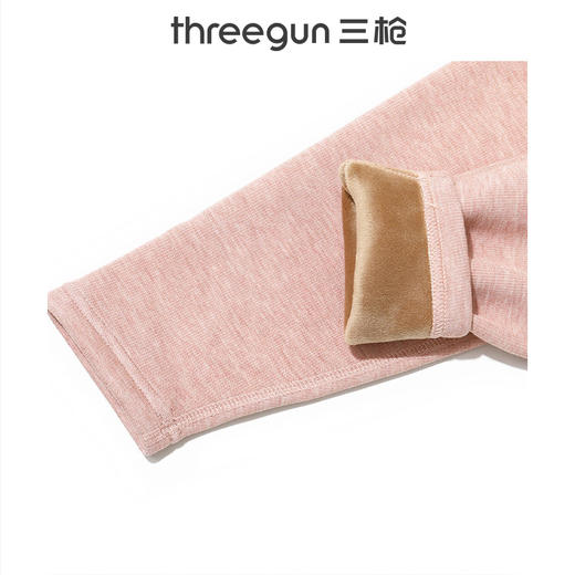 Threegun三枪 羊毛加厚彩绒女长裤-61282B221 商品图3