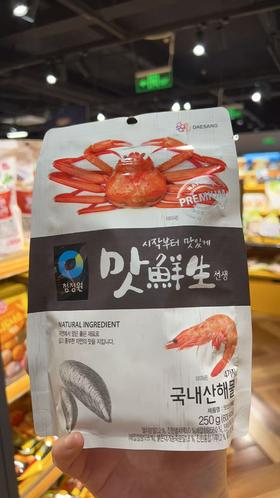 清净园 味鲜生海鲜粉250g 맛선생해물(파우치)250g