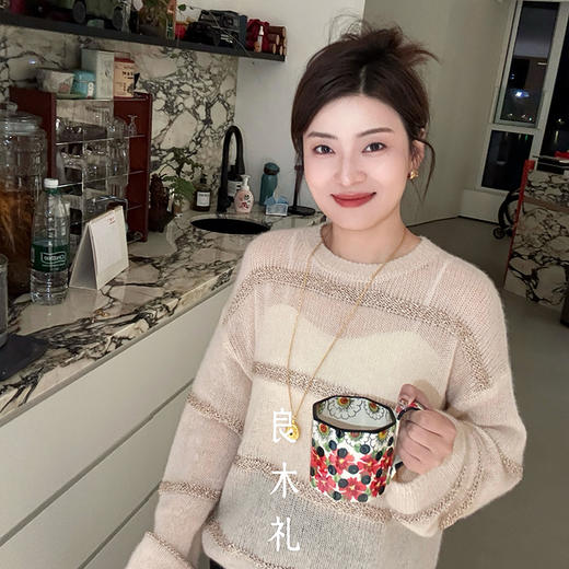 【特价不退不换】【现货】良木礼山羊绒上衣（D25102314F） 商品图0