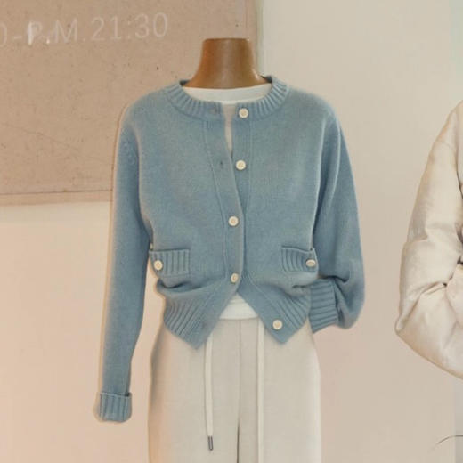 【特价不退不换】【预售7天】良木礼山羊绒开衫(Q2592476) 商品图0