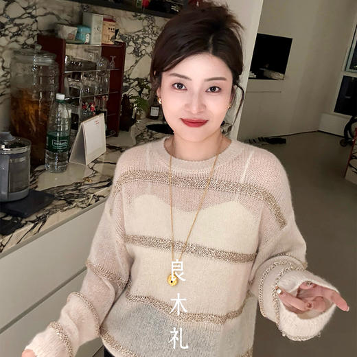 【特价不退不换】【现货】良木礼山羊绒上衣（D25102314F） 商品图1