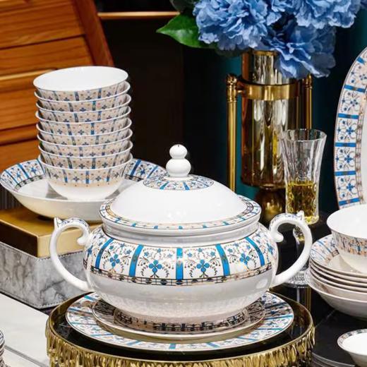 凡瑞斯金玉华章66头10人用骨瓷餐具 商品图3