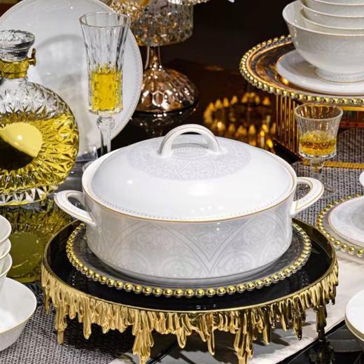 凡瑞斯旭日韶华58头12人用骨瓷餐具 商品图4