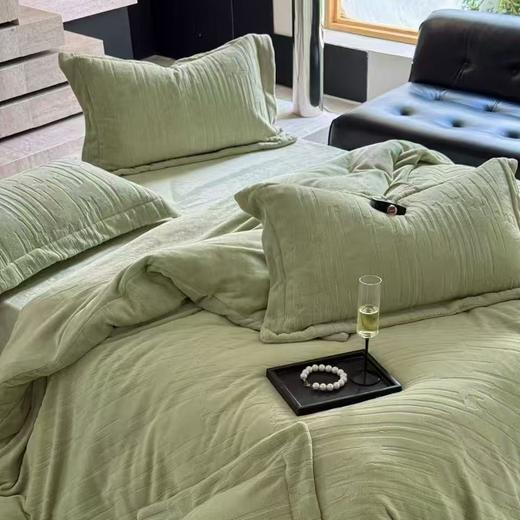 【直送到家】恐龙 立体雕花暖绒四件套 时珂/ 200*230cm 商品图2