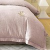 【直送到家】恐龙 100%全棉生态刺绣磨毛四件套 玉茗-粉/200*230cm 商品缩略图1