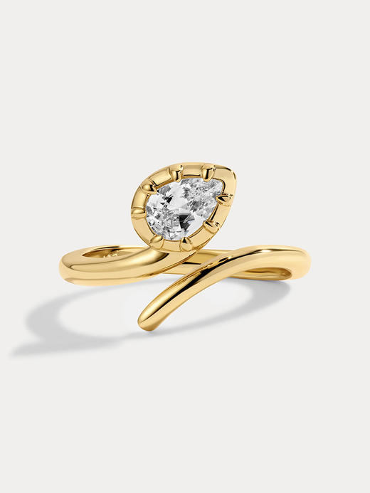订购8周到｜Lili Claspe-Drew-德鲁 金色 锆石 戒指［美国设计师］ 商品图1