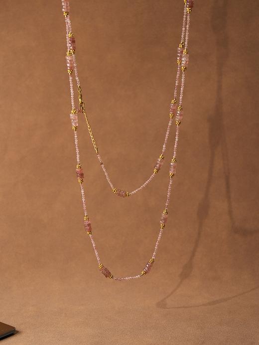 订购10周到｜Diaperis Paris-NAMATA-草莓晶 长项链［法国设计师］ 商品图0