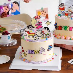 【小新吹蜡烛2】叮当CAKE爆款儿童蛋糕-鲜果奶油蛋糕