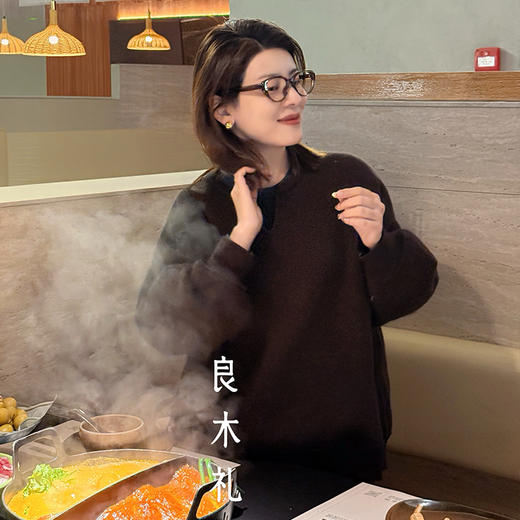 【特价不退换】【预售7天】良木礼V领上衣（D251103466F） 商品图1