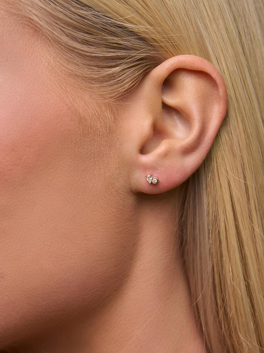 订购8周到｜Lili Claspe-Bryn-金色 迷你 锆石 耳钉［美国设计师］ 商品图0