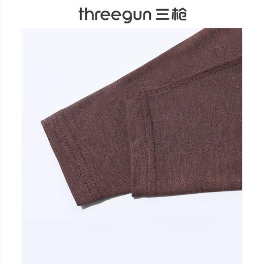 Threegun三枪 恒暖薄绒男打底裤-61275B011 商品图2