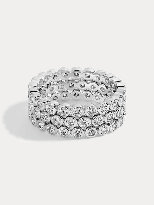 订购8周到｜Lili Claspe-Reese-瑞茜 银色 迷你 叠叠乐 锆石 戒指［美国设计师］ 商品图3