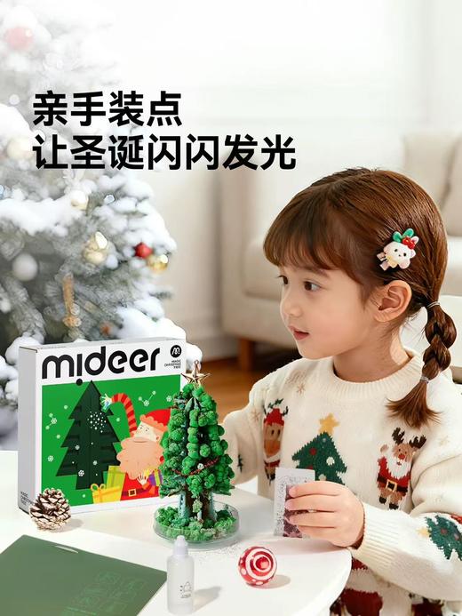 mideer弥鹿魔法圣诞结晶树儿童圣诞礼物diy 商品图1