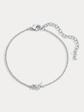 北京仓｜Lili Claspe-Bryn-布林 银色 锆石 手链［美国设计师］