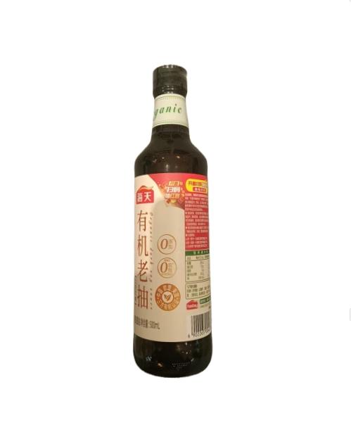 海天有机老抽酱油500ml(C1-04-10) 商品图0